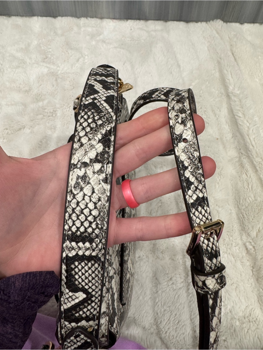 Michael Kors Emilia Half Moon Animal Print - Picture 8 of 15